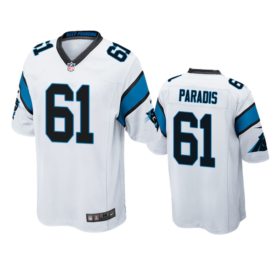 men's matt paradis panthers white game jersey