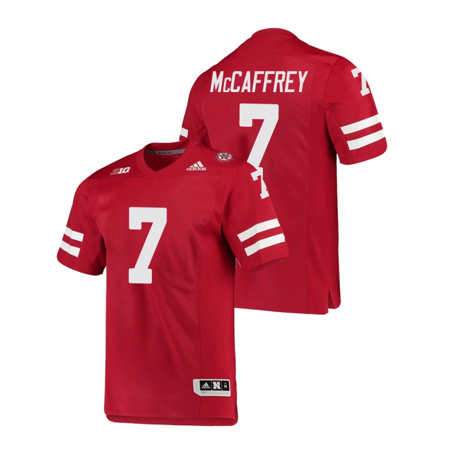 men's nebraska cornhuskers luke mccaffrey scarlet college football premier jersey