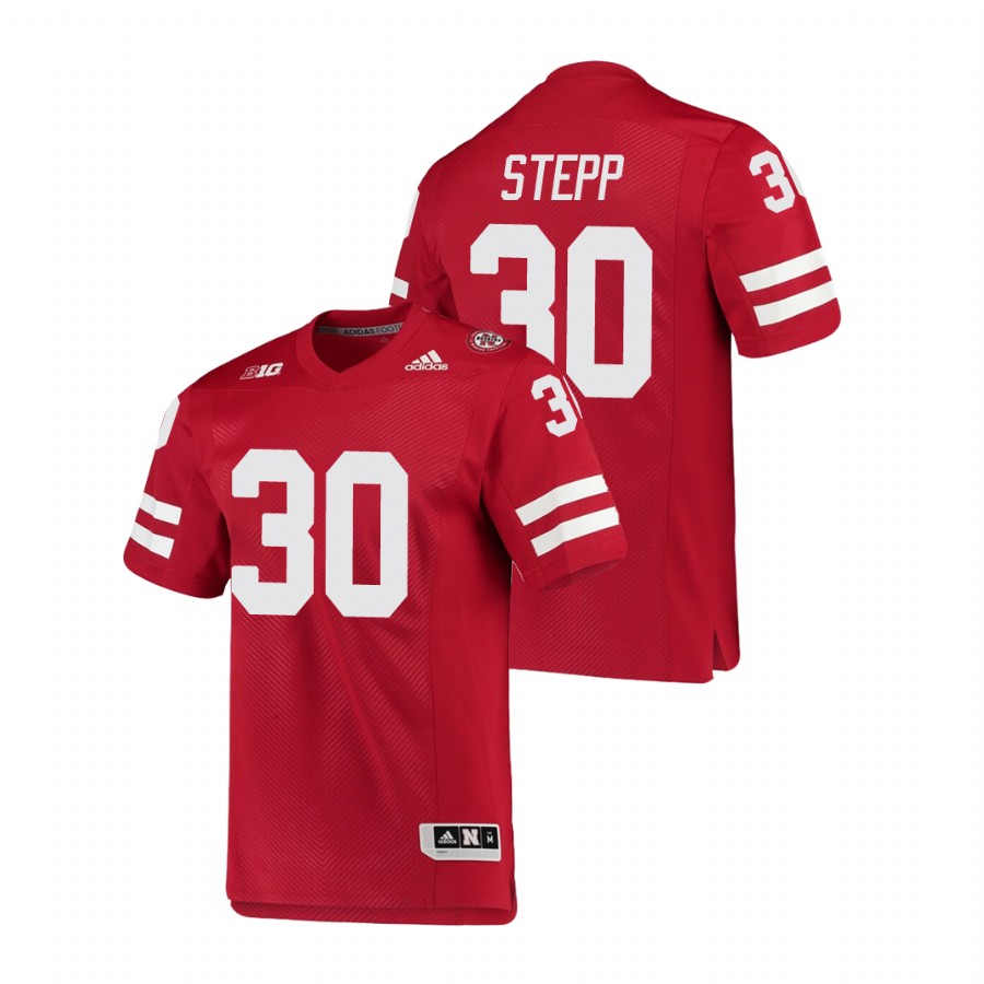 men's nebraska cornhuskers markese stepp football premier scarlet jersey