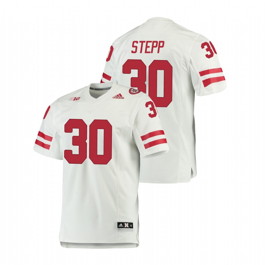 men's nebraska cornhuskers markese stepp football premier white jersey