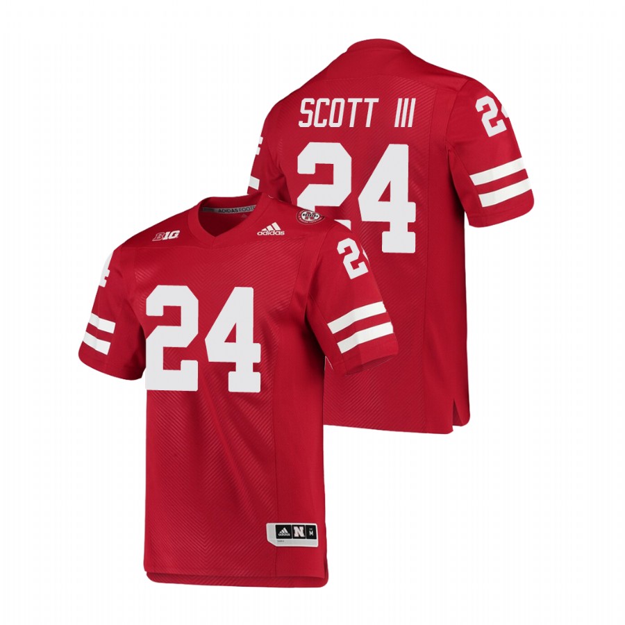 men's nebraska cornhuskers marvin scott iii scarlet college football premier jersey