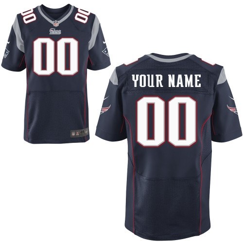men's new england patriots customized elite team color jerseys