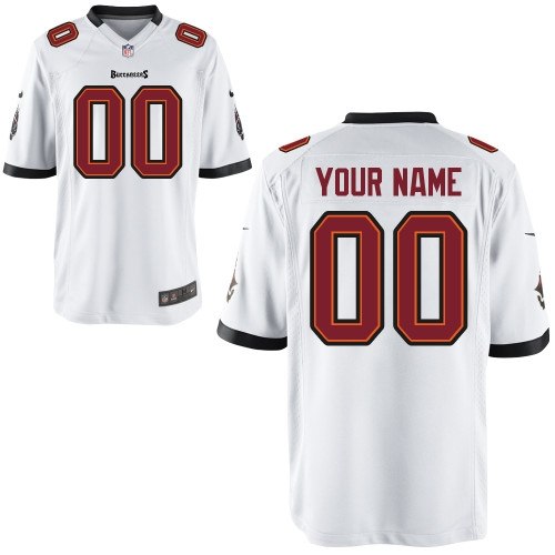 men's tampa bay buccaneers customized game white jerseys