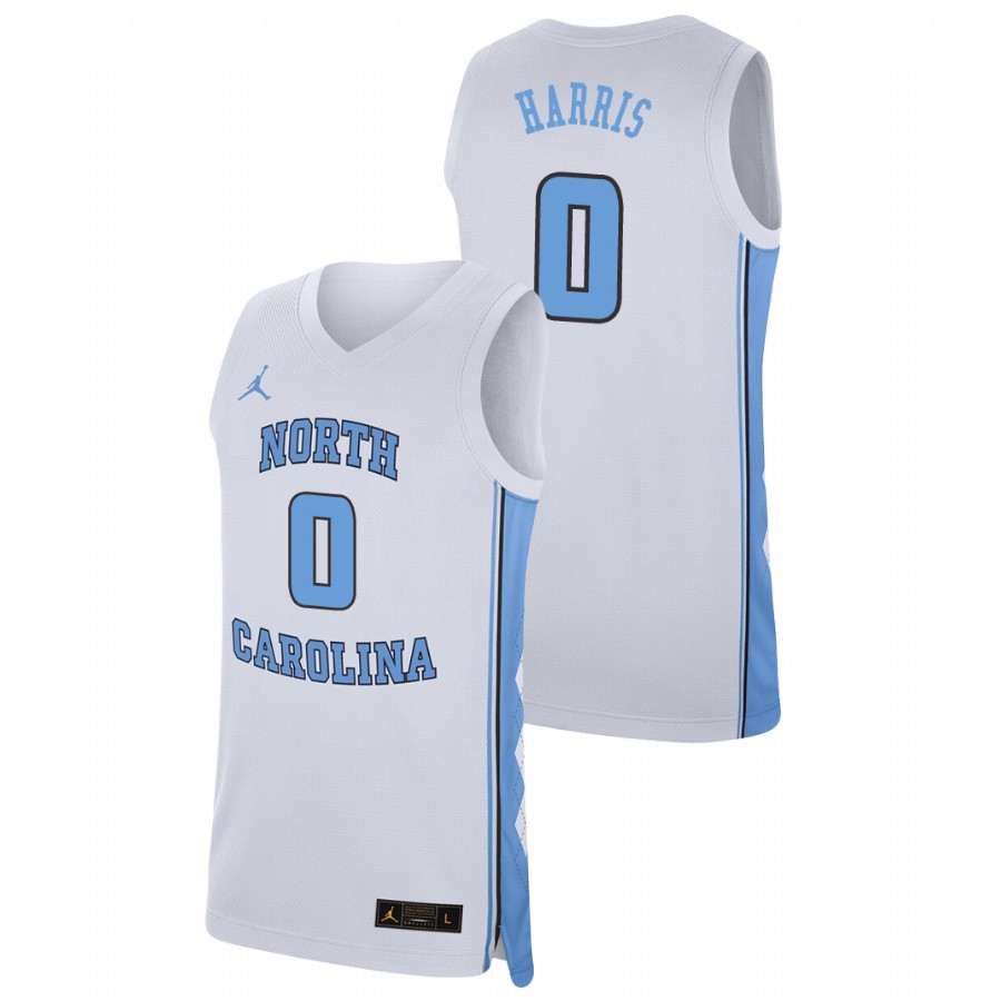 men's north carolina tar heels anthony harris college basketball replica white jersey