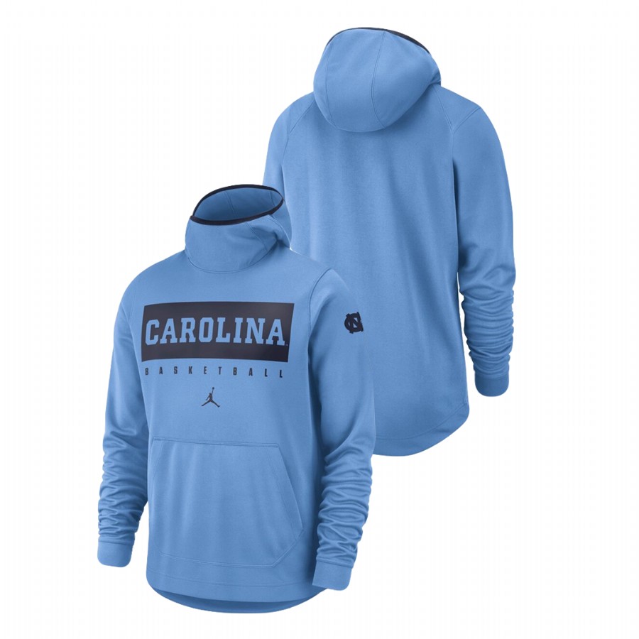 men's north carolina tar heels carolina blue spotlight basketball hoodie