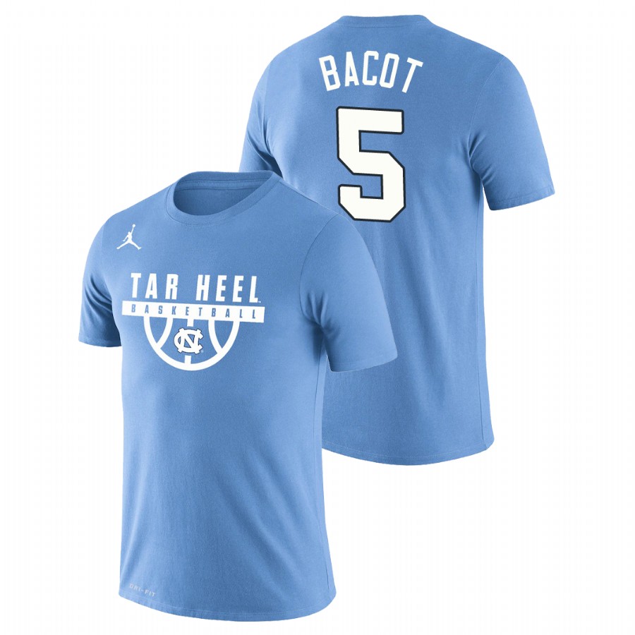 men's north carolina tar heels drop legend basketball armando bacot carolina blue t shirt