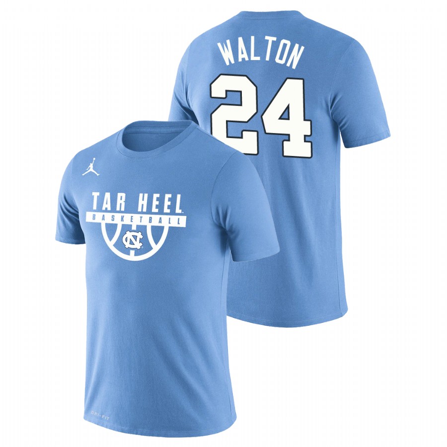 men's north carolina tar heels drop legend basketball kerwin walton carolina blue t shirt