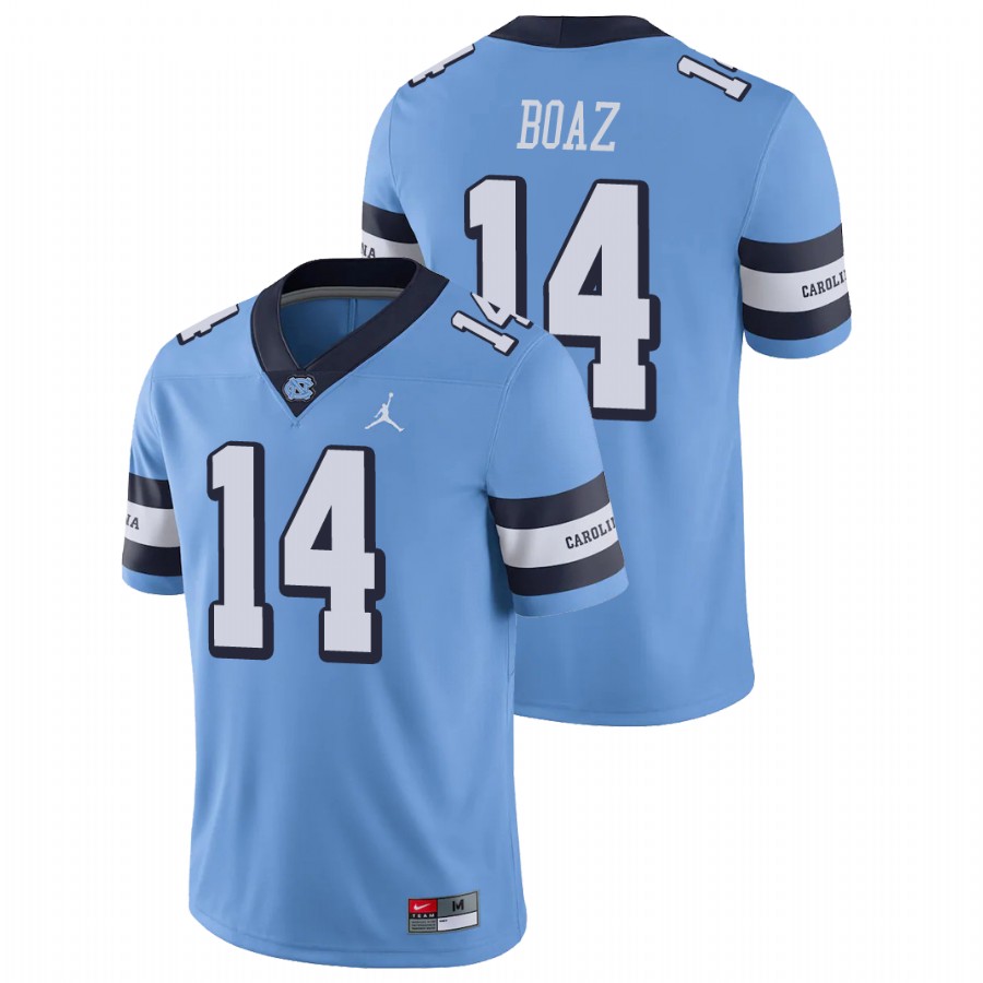 men's north carolina tar heels jefferson boaz carolina blue college football alternate game jersey