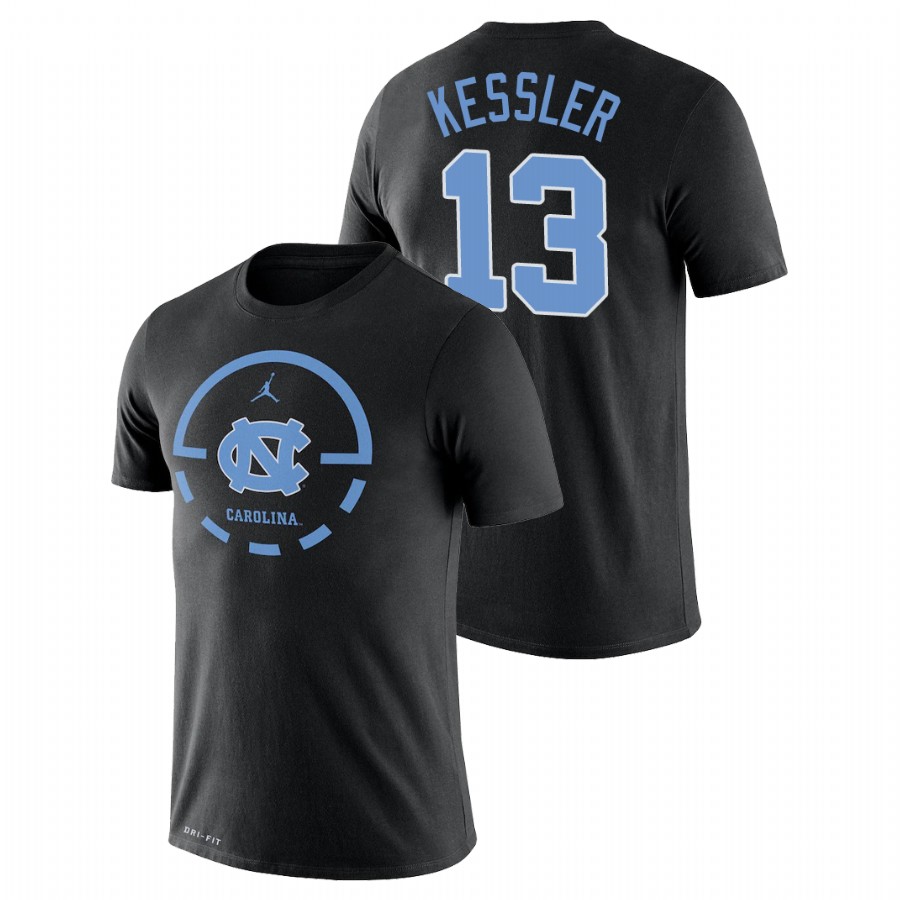 men's north carolina tar heels legend basketball walker kessler black t shirt