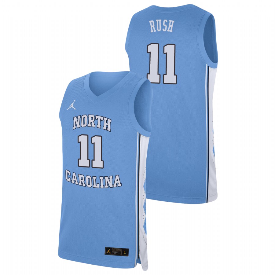 men's north carolina tar heels shea rush replica college basketball carolina blue jersey