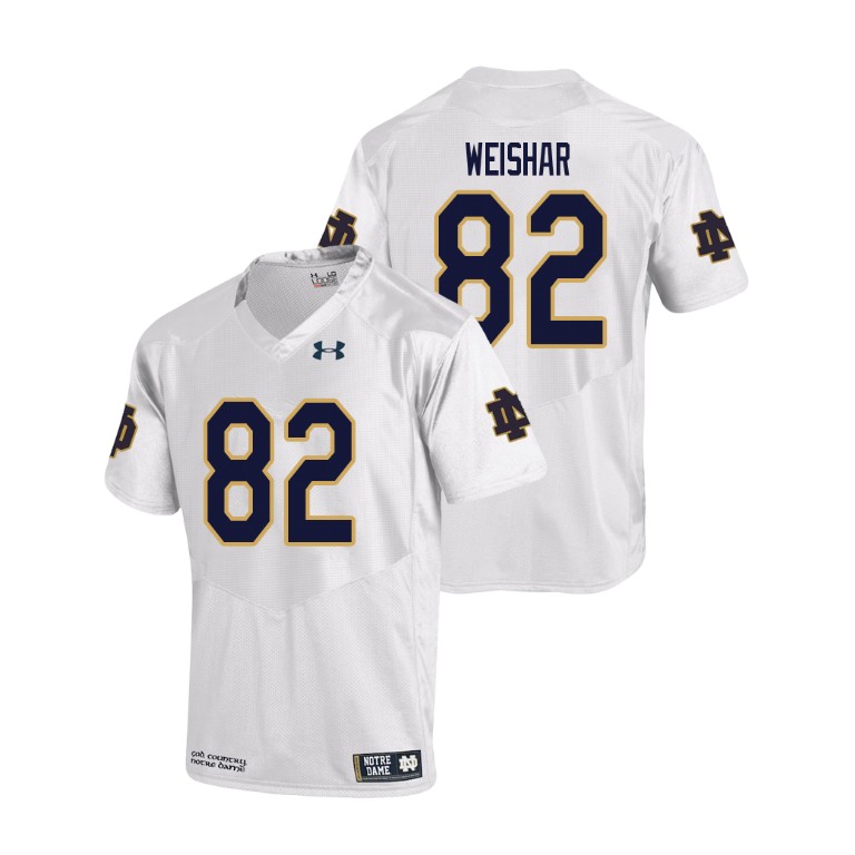 men's-notre-dame-fighting-irish-82-nic-weishar-white-college-football-replica-jersey