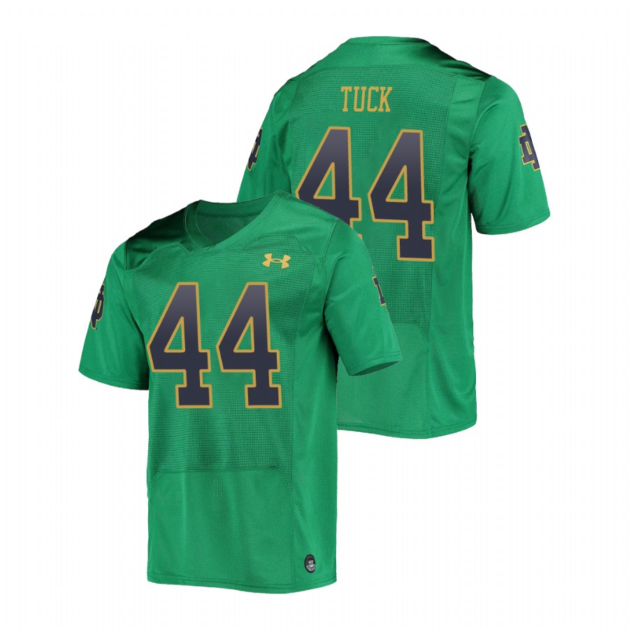 men's notre dame fighting irish justin tuck green college football replica jersey