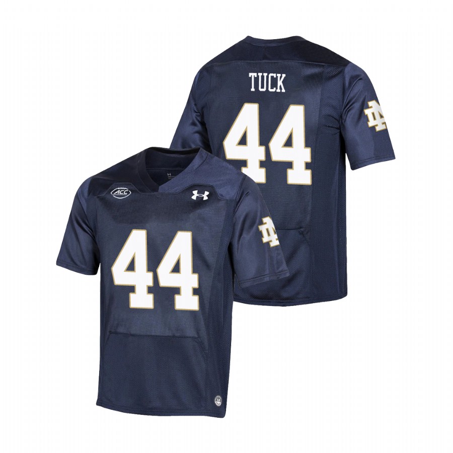 men's notre dame fighting irish justin tuck navy replica college football playoff jersey