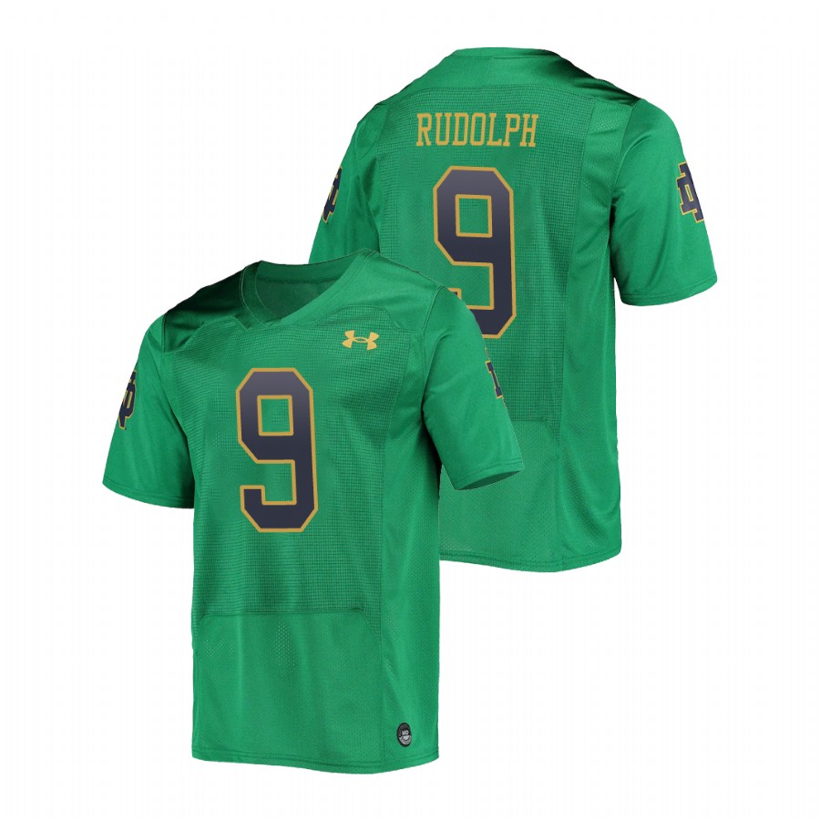 men's notre dame fighting irish kyle rudolph green college football replica jersey