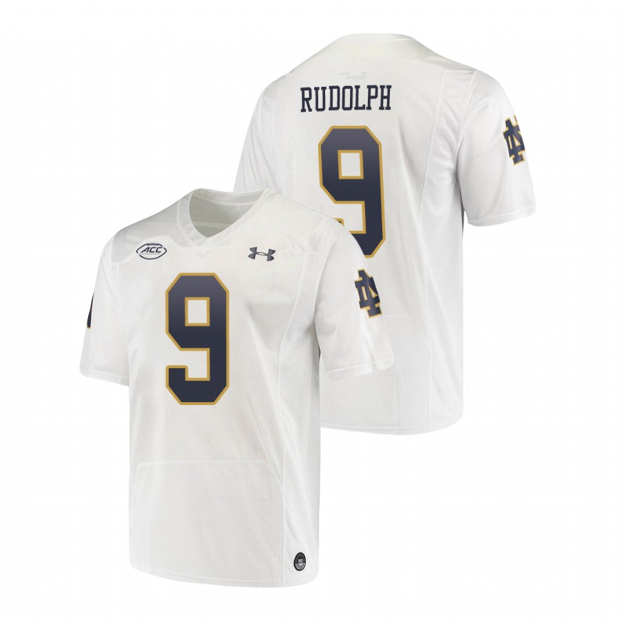 men's notre dame fighting irish kyle rudolph white replica college football playoff jersey