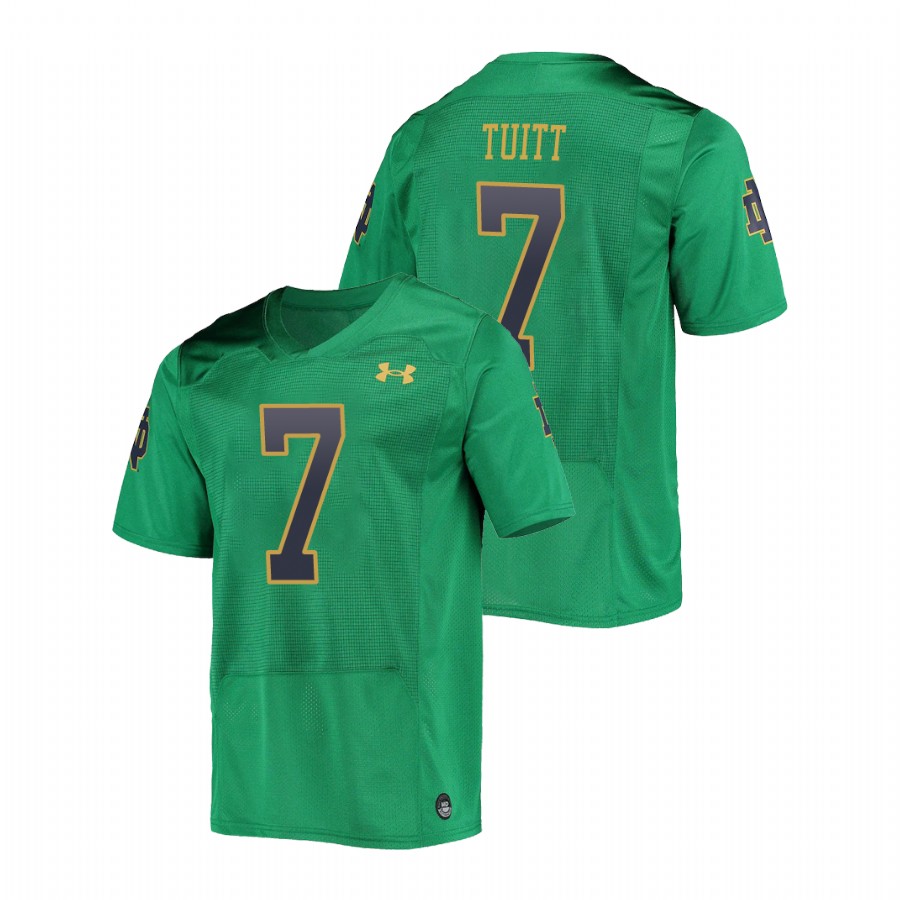 men's notre dame fighting irish stephon tuitt green college football replica jersey