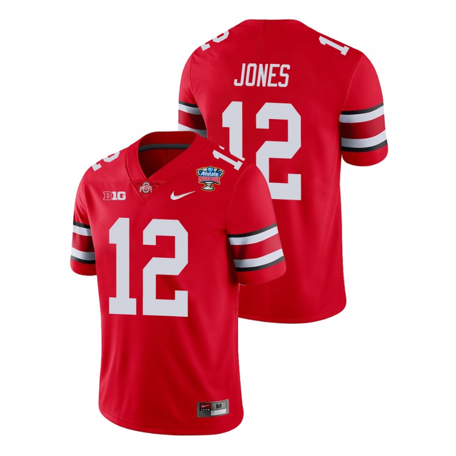 men's ohio state buckeyes cardale jones scarlet 2021 sugar bowl college football jersey
