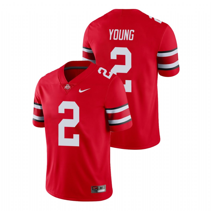 men's ohio state buckeyes chase young scarlet college football game jersey
