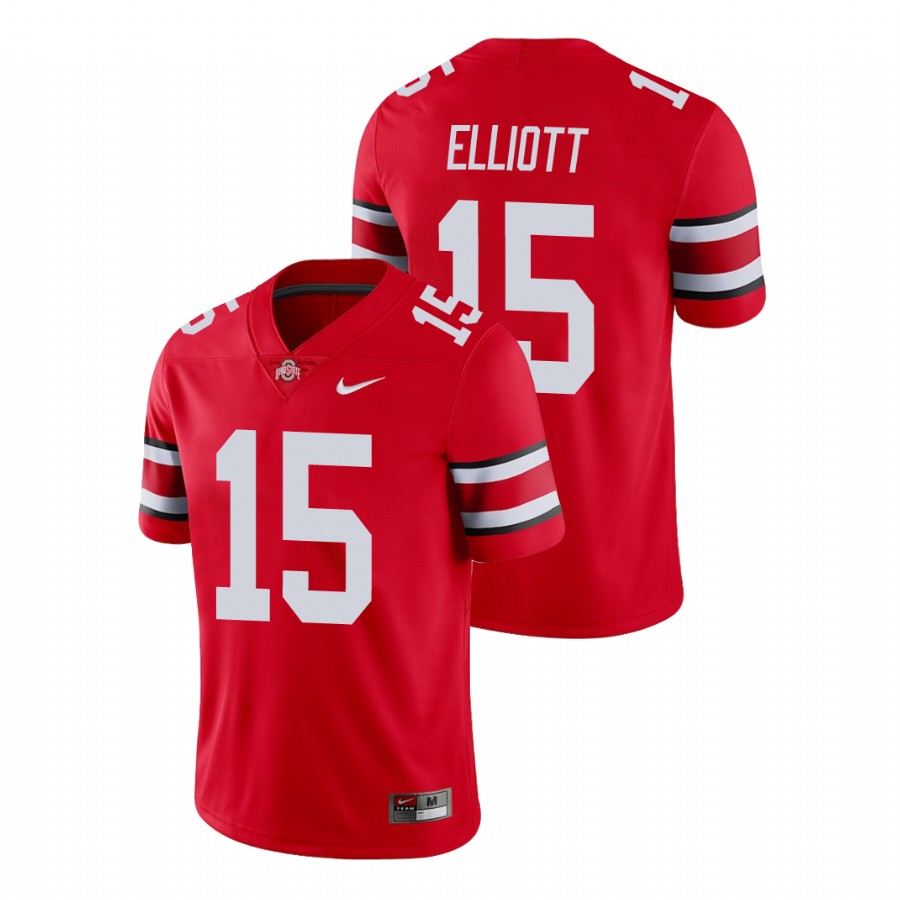 men's ohio state buckeyes ezekiel elliott scarlet college football game jersey