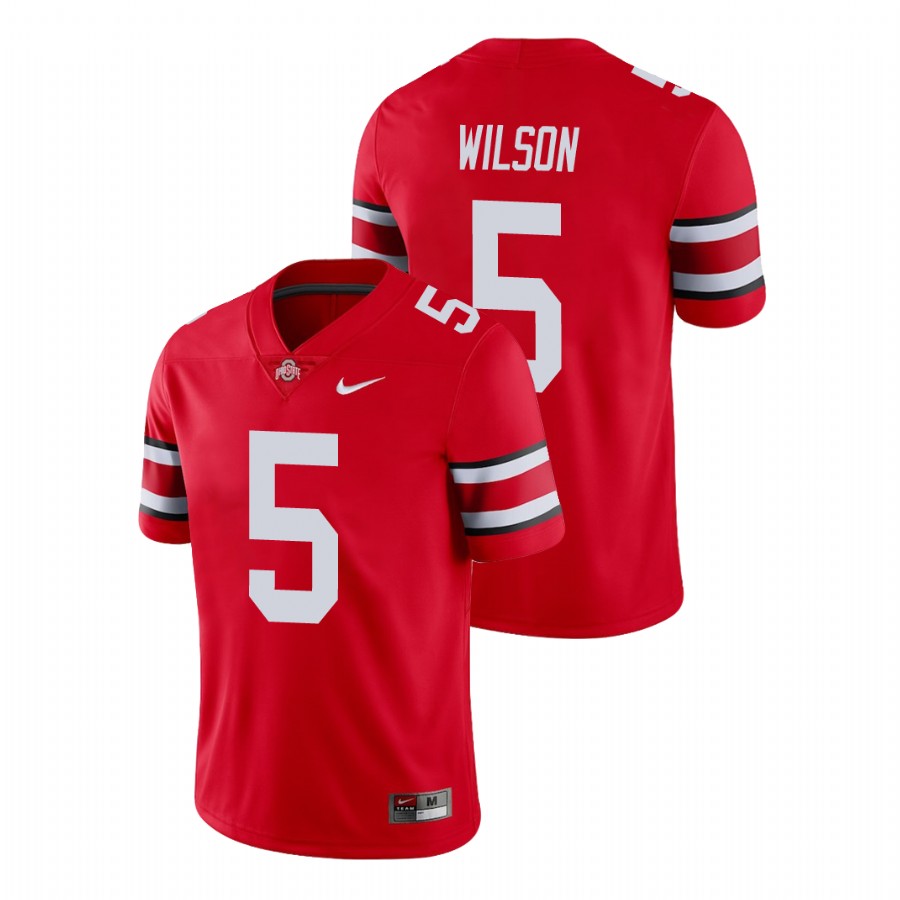 men's ohio state buckeyes garrett wilson scarlet college football game jersey