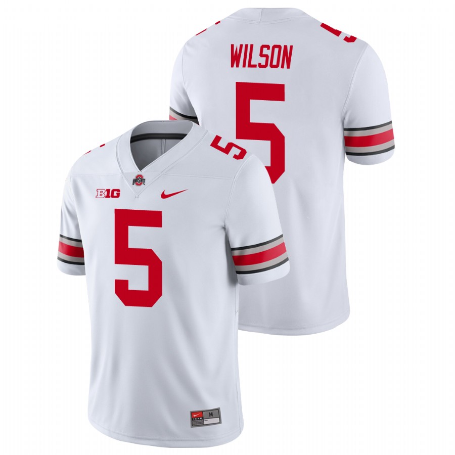 men's ohio state buckeyes garrett wilson white college football playoff game jersey