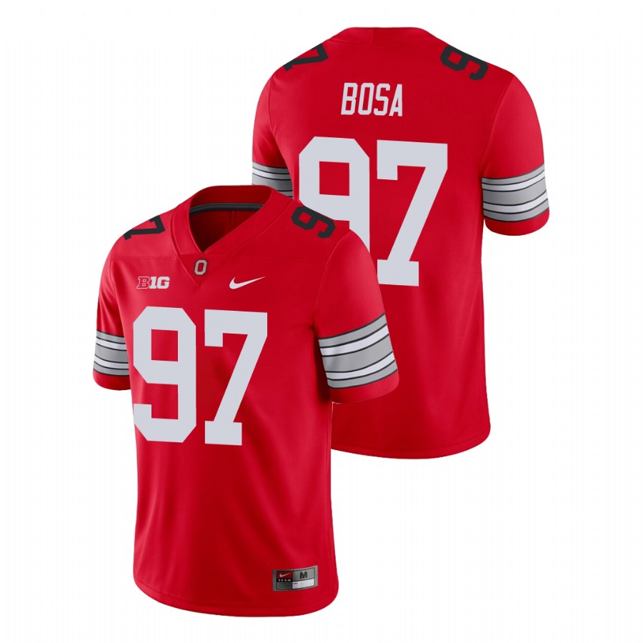 men's ohio state buckeyes joey bosa scarlet alumni football game player jersey