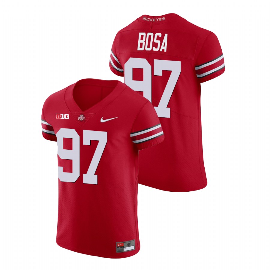 men's ohio state buckeyes joey bosa scarlet college football v neck jersey