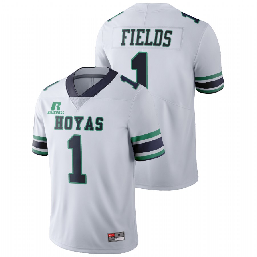 men's ohio state buckeyes justin fields white game high school football jersey