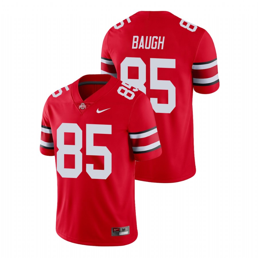men's ohio state buckeyes marcus baugh scarlet college football game jersey
