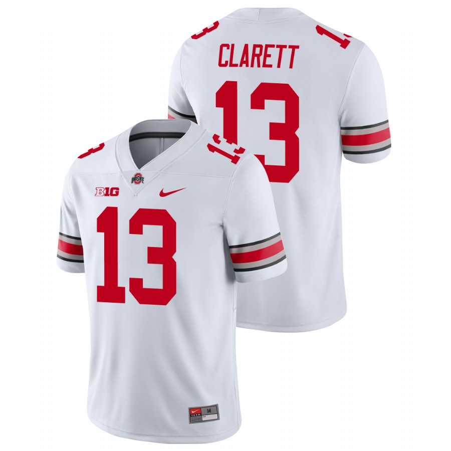 men's ohio state buckeyes maurice clarett white college football game jersey