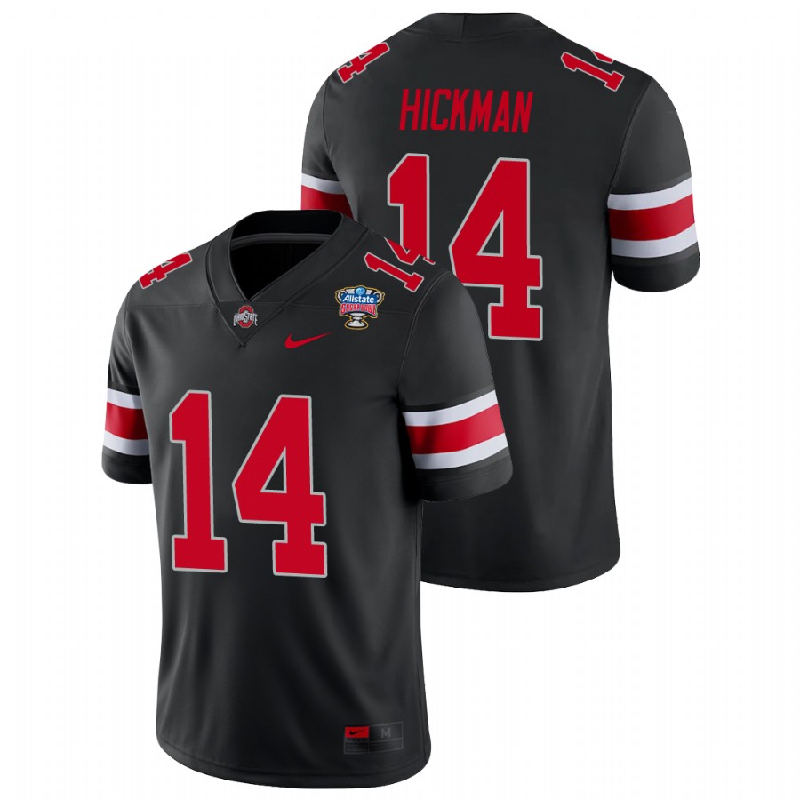 men's ohio state buckeyes ronnie hickman black 2021 sugar bowl college football jersey
