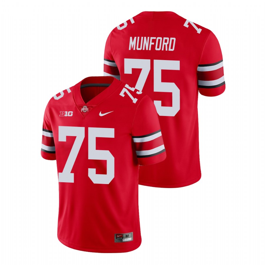 men's ohio state buckeyes thayer munford football game scarlet jersey
