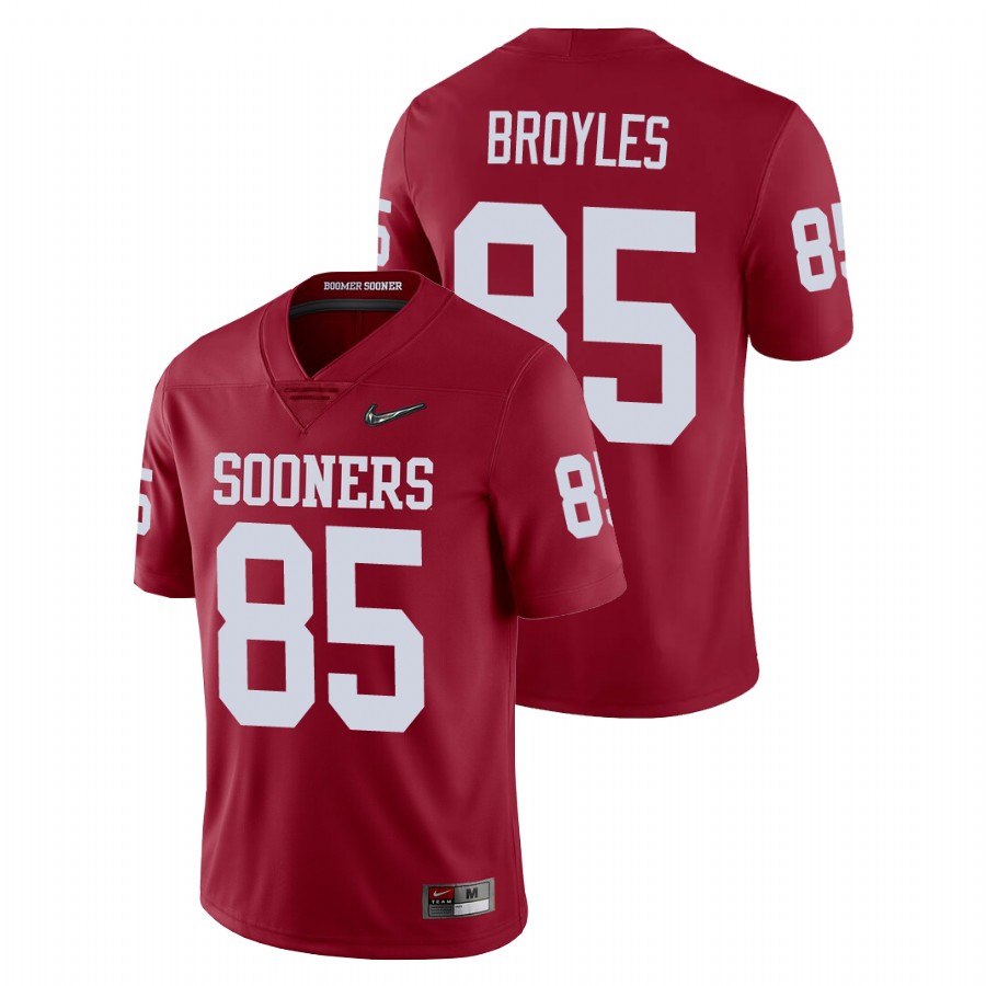 men's oklahoma sooners ryan broyles crimson college football playoff game jersey