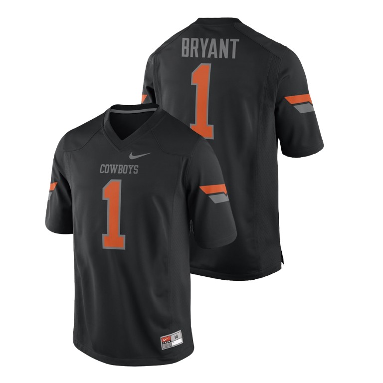 men's oklahoma state cowboys and cowgirls dez bryant black alumni football game player jersey
