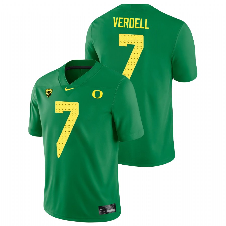 men's oregon ducks cj verdell green college football game jersey