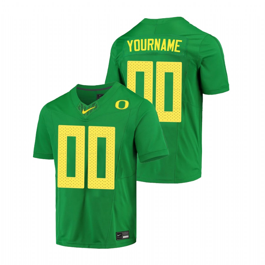 men's oregon ducks custom green limited football jersey