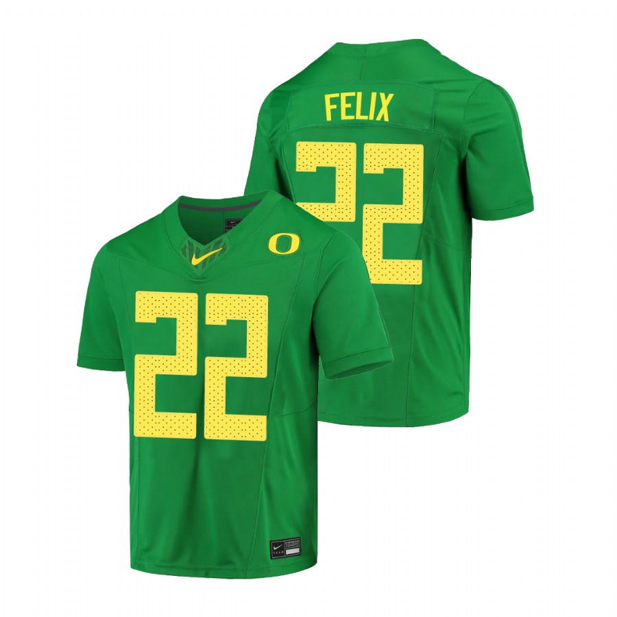 men's oregon ducks darrian felix green limited football jersey