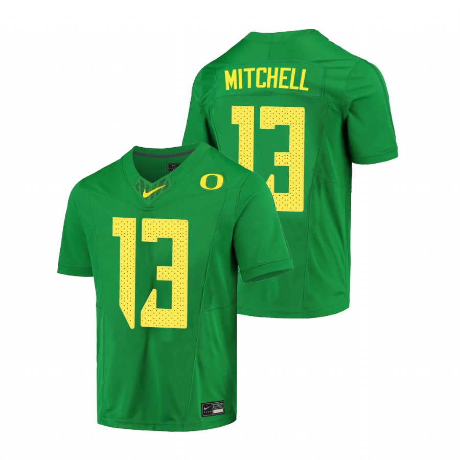 men's oregon ducks dillon mitchell green limited football jersey