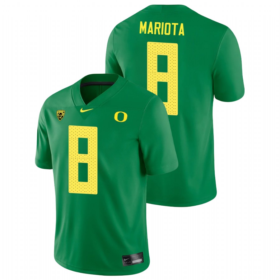 men's oregon ducks marcus mariota green college football game jersey