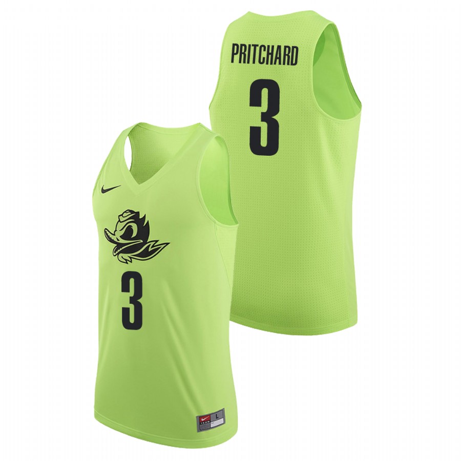 men's oregon ducks payton pritchard apple green authentic college basketball jersey 0a