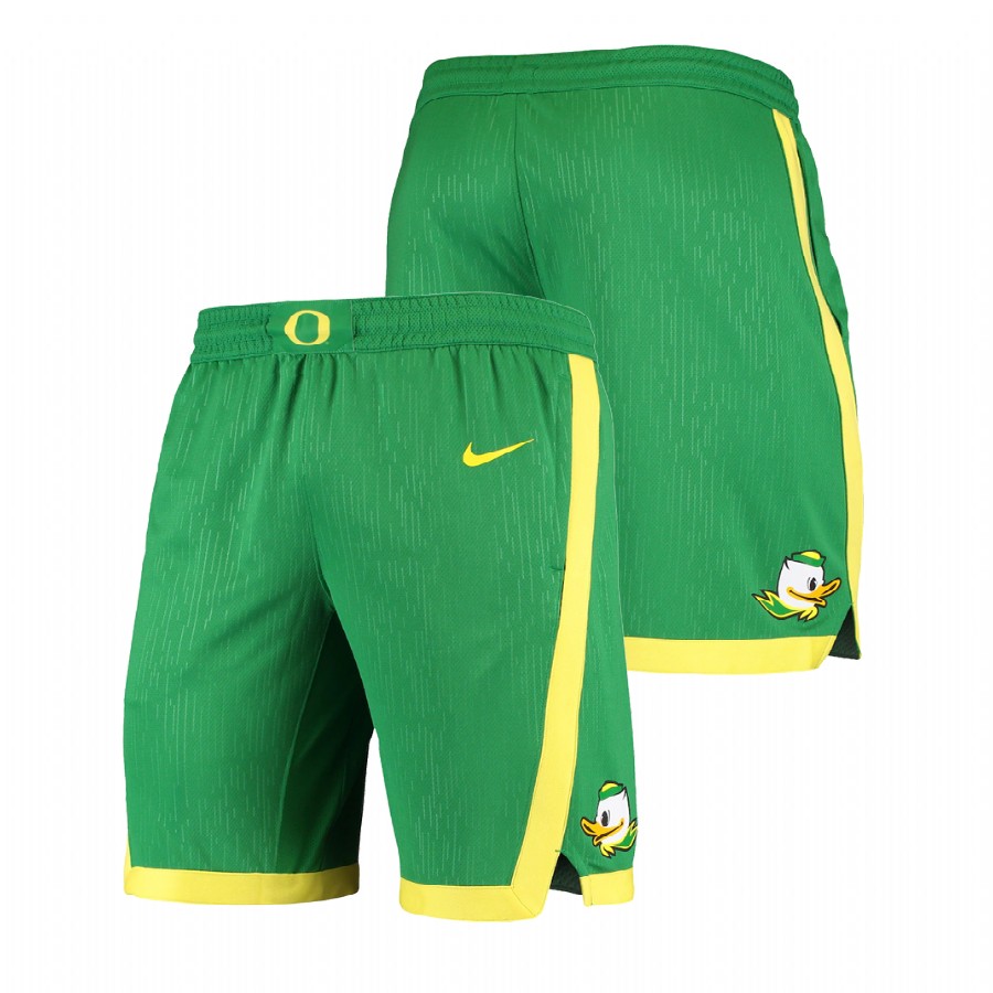 men's oregon ducks replica basketball green shorts