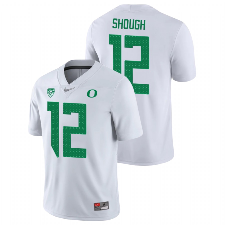 men's oregon ducks tyler shough white game college football jersey 0a