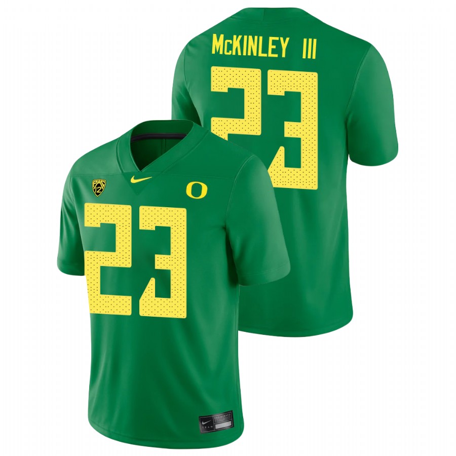 men's oregon ducks verone mckinley iii green college football game jersey