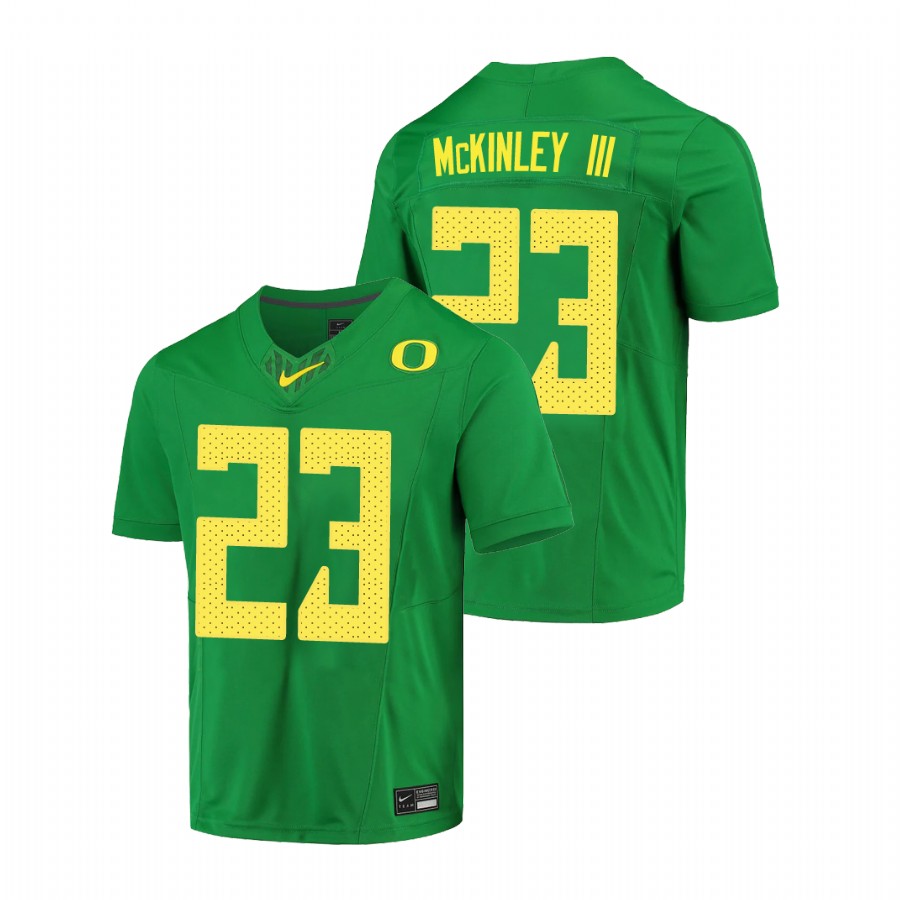 men's oregon ducks verone mckinley iii green limited football jersey