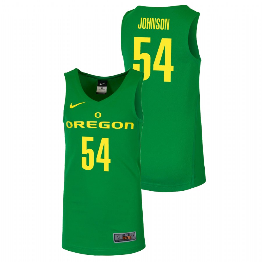 men's oregon ducks will johnson green replica college basketball jersey