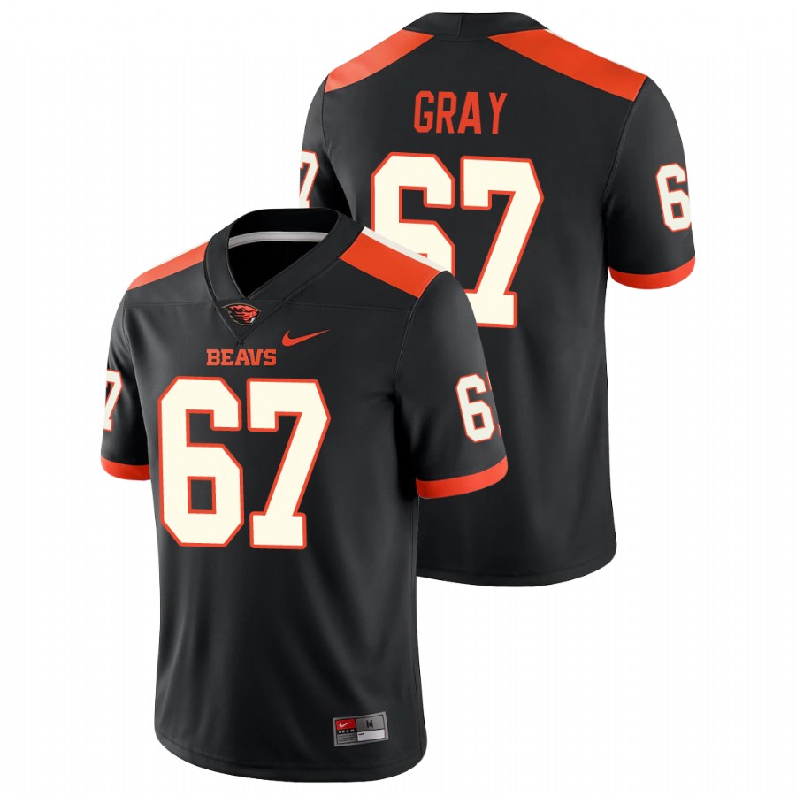 men's oregon state beavers joshua gray black college football game jersey