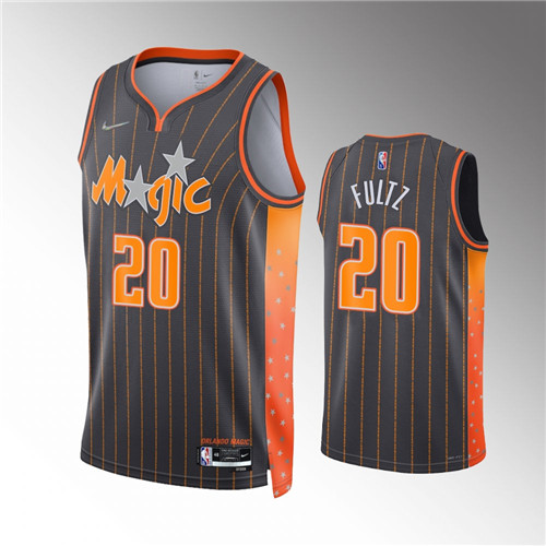 Orlando Magic Markelle Fultz 2021-22 75th Anniversary City Anthracite stitched Jersey #20
