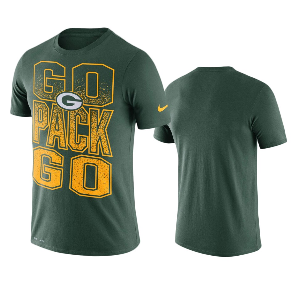 men's packers green local verbiage performance t shirt