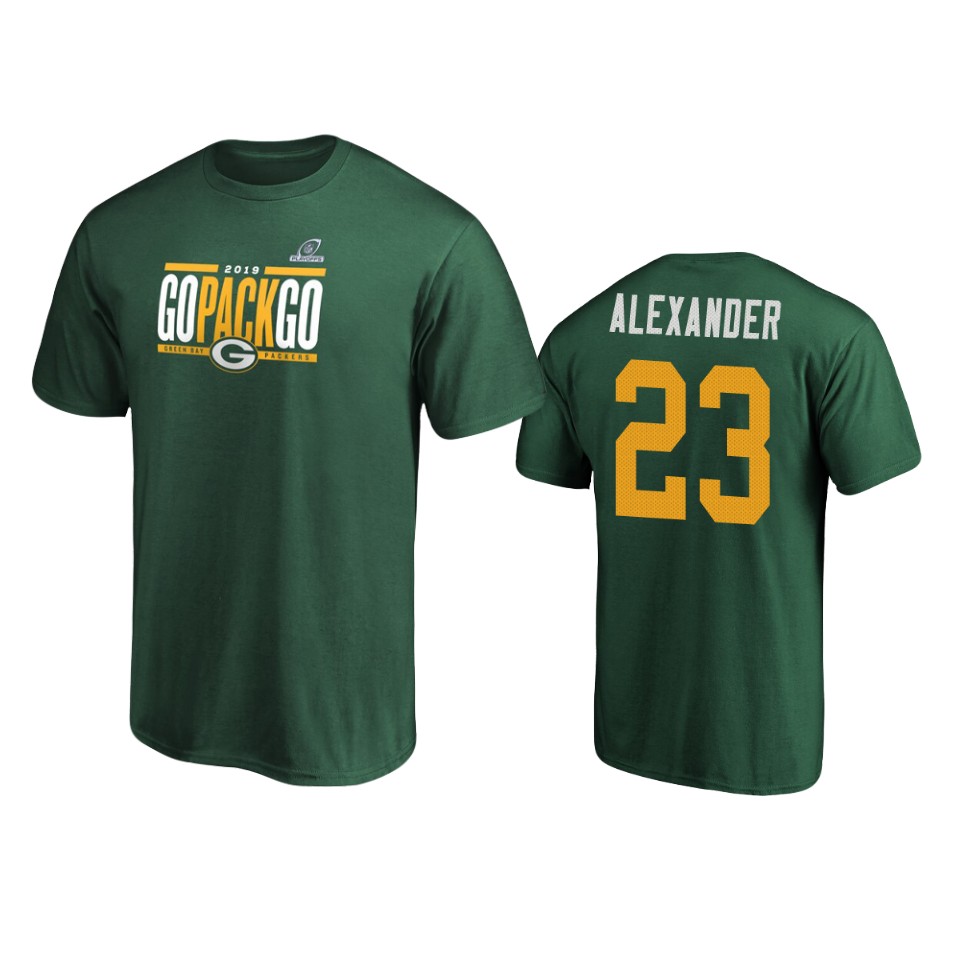 men's packers jaire alexander green 2019 nfl playoffs hometown checkdown t shirt