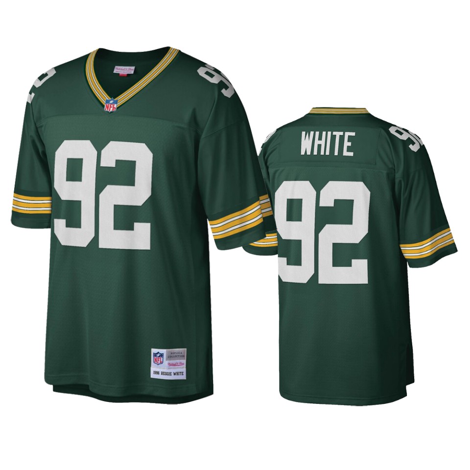 men's packers reggie white green legacy replica jersey